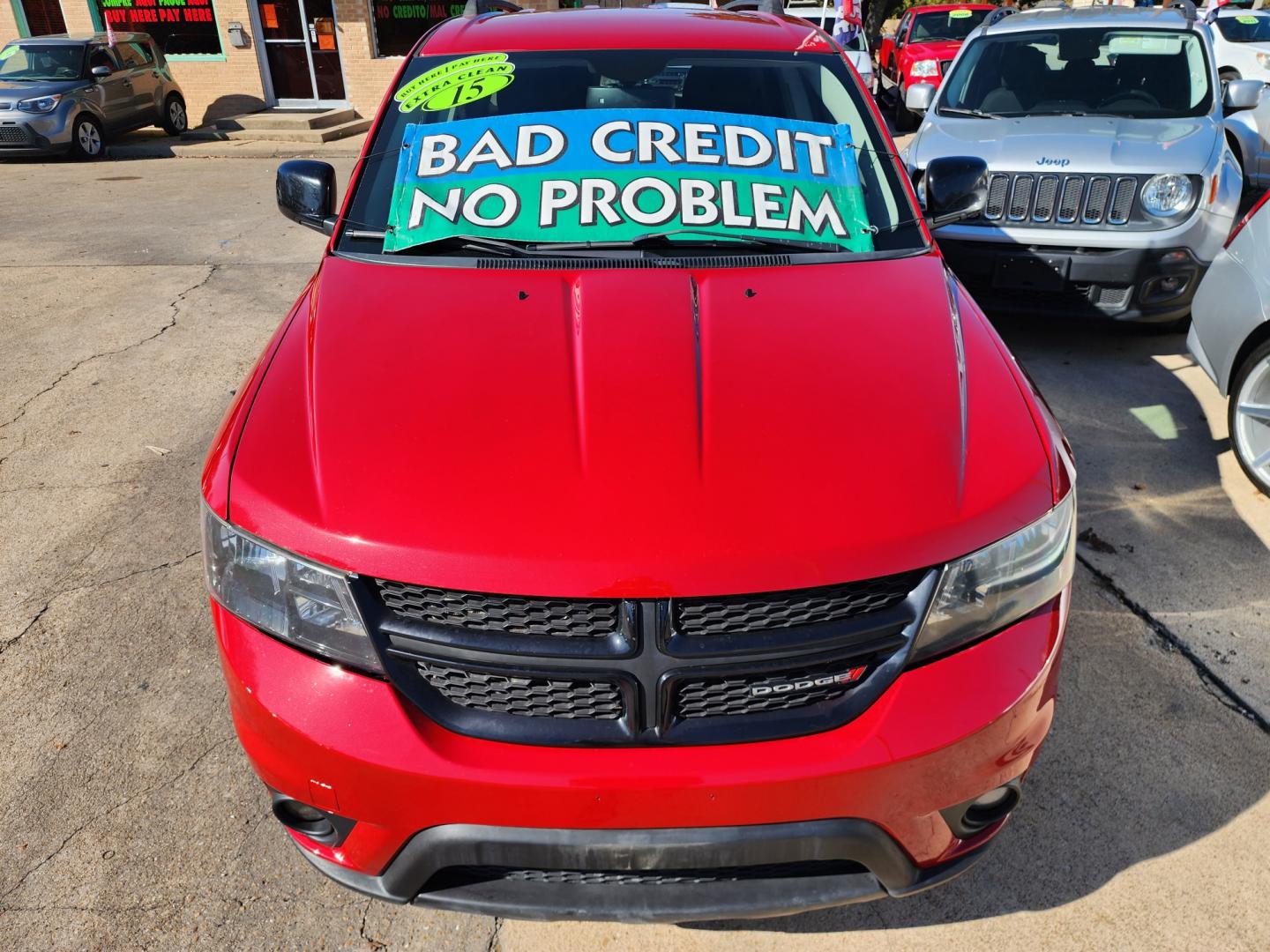 2015 RED Dodge Journey SXT (3C4PDCBBXFT) with an 2.4L L6 DOHC 16V engine, 4-Speed Automatic transmission, located at 2660 S.Garland Avenue, Garland, TX, 75041, (469) 298-3118, 32.885551, -96.655602 - Welcome to DallasAutos4Less, one of the Premier BUY HERE PAY HERE Dealers in the North Dallas Area. We specialize in financing to people with NO CREDIT or BAD CREDIT. We need proof of income, proof of residence, and a ID. Come buy your new car from us today!! This is a SUPER CLEAN 2015 DODGE JOUR - Photo#8